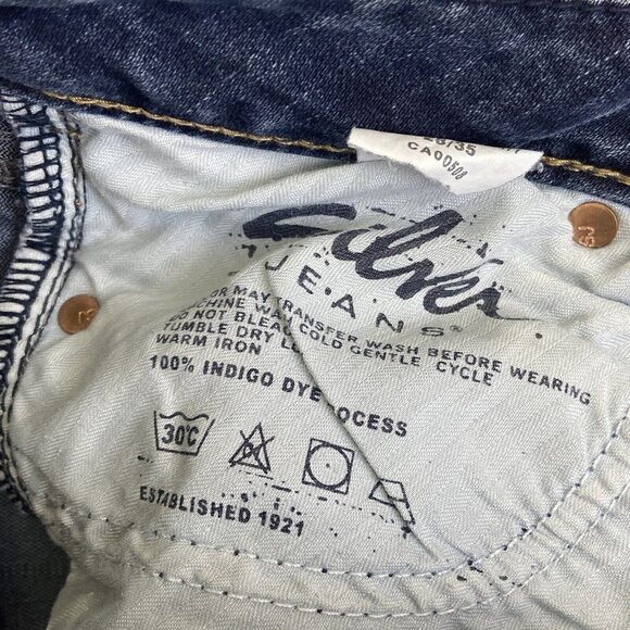 Silver Pioneer Bootcut Jeans Women's 30x30* Flare Blue Flap Pocket Denim Y2K‎ - Picture 11 of 16